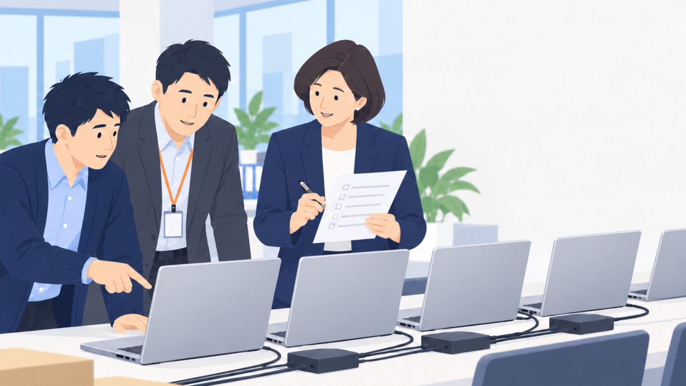 無料体験を進める様子